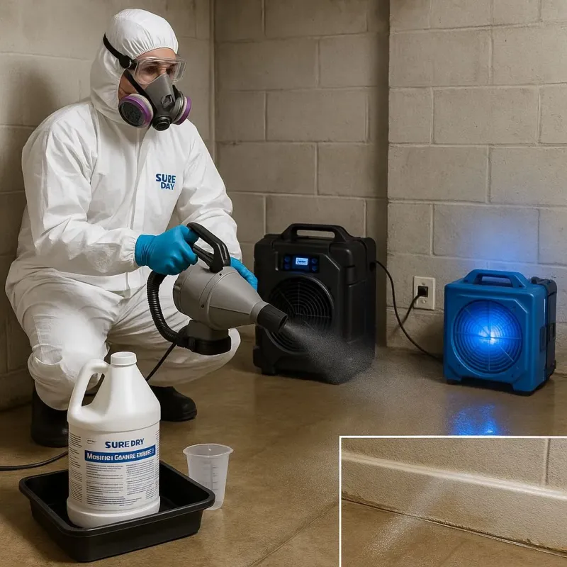 Sanitization and Odor Removal process in Vicksburg, MI