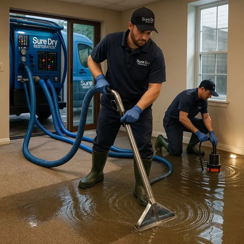 Water Extraction and Removal process in Vicksburg, MI